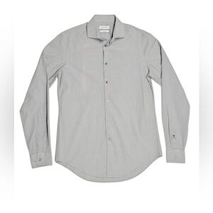 Calvin Klein Men's Light Gray Dress Shirt